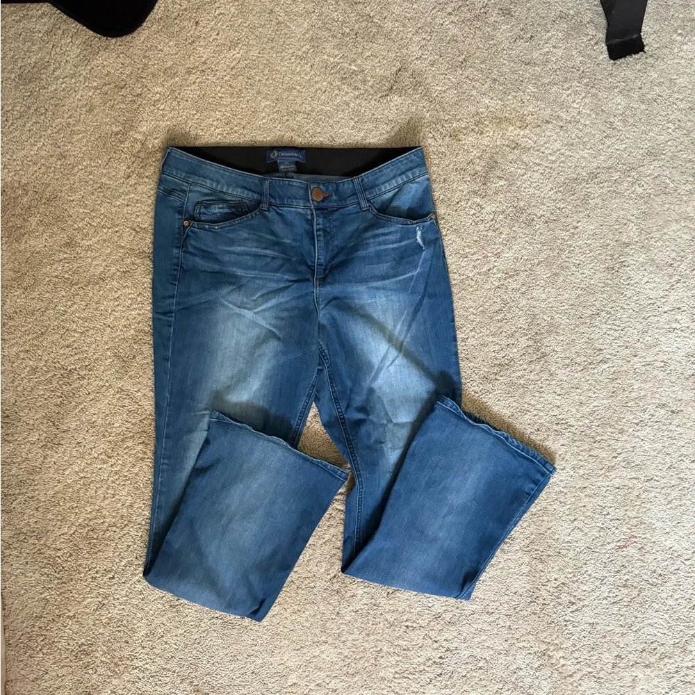 Democracy Women's Classic Blue Flare Jeans - Picture 8 of 8